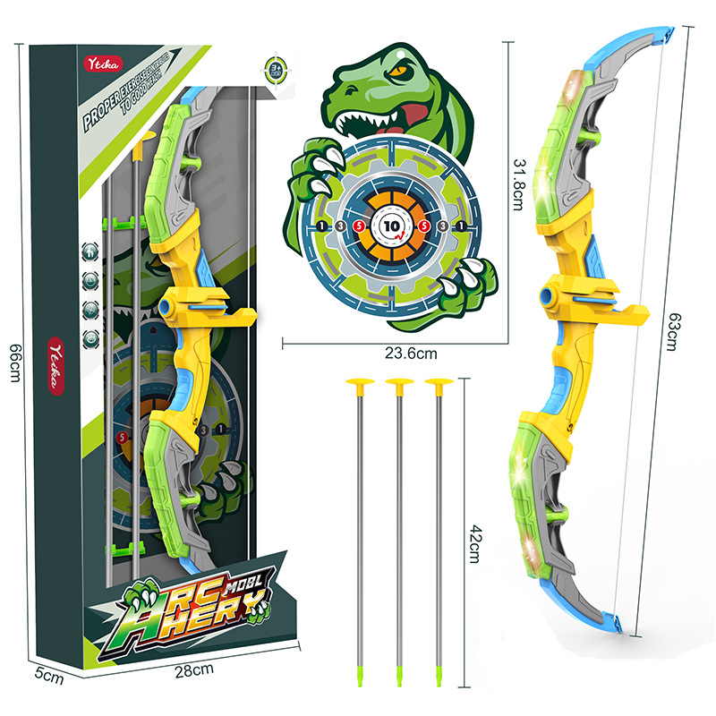Hunting Outdoor Boys - Bow and Arrows W/ Light-up LED