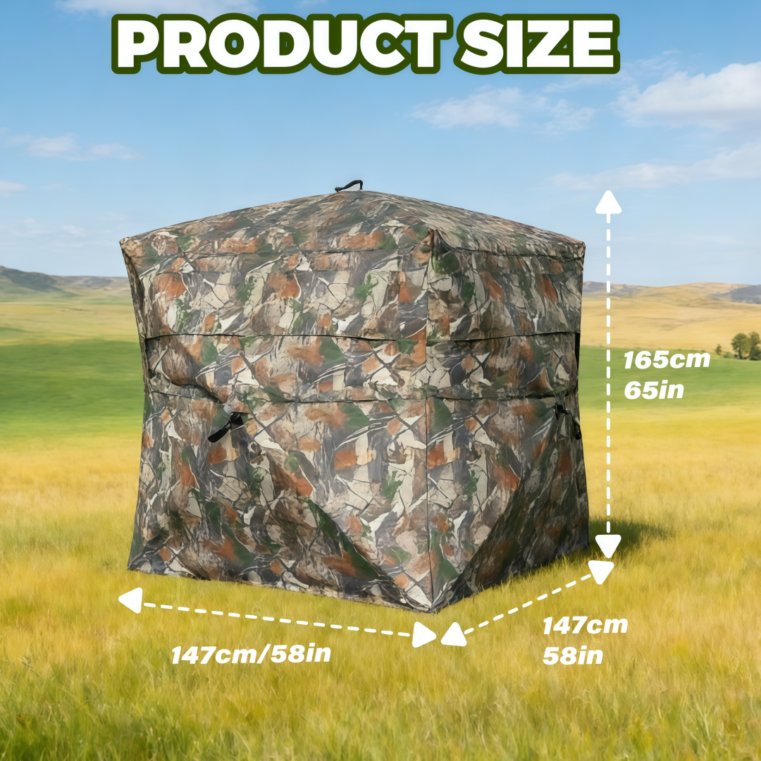 Hunting & Outdoor As - Camouflage Pop-Up Hunting Blind Ground Shelter