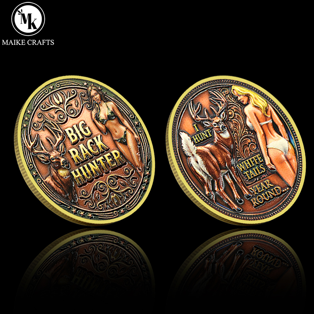 Outdoor Hunting Tv - Big Rack Hunter Commemorative Coin Deer