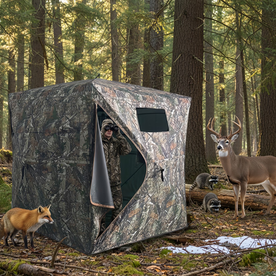 Hunting & Outdoor As - Camouflage Pop-Up Hunting Blind Easy Setup