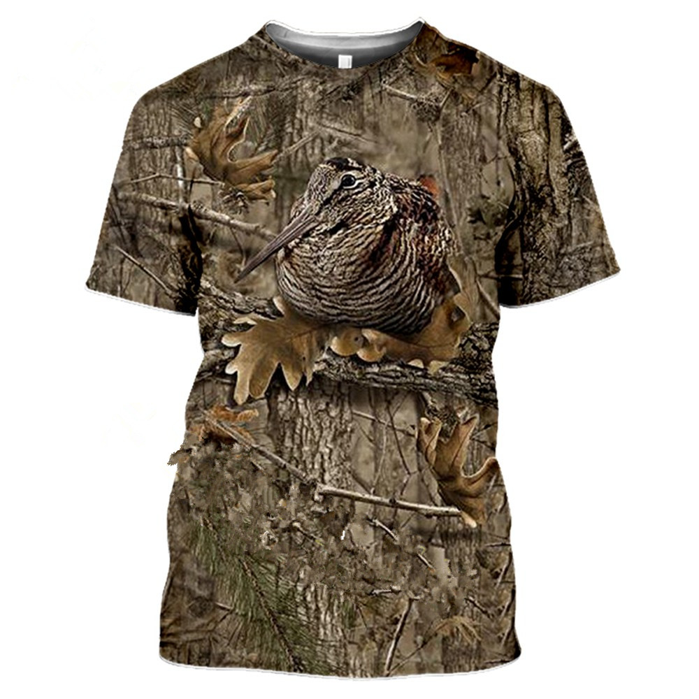 Summer Casual Men's T-shirt Fa – Hunting Outdoor Shirts recenzja i cena