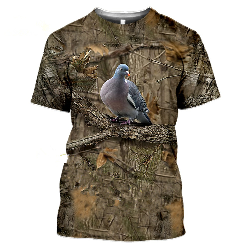 Summer Casual Men's T-shirt Fa – Hunting Outdoor Shirts recenzja i cena