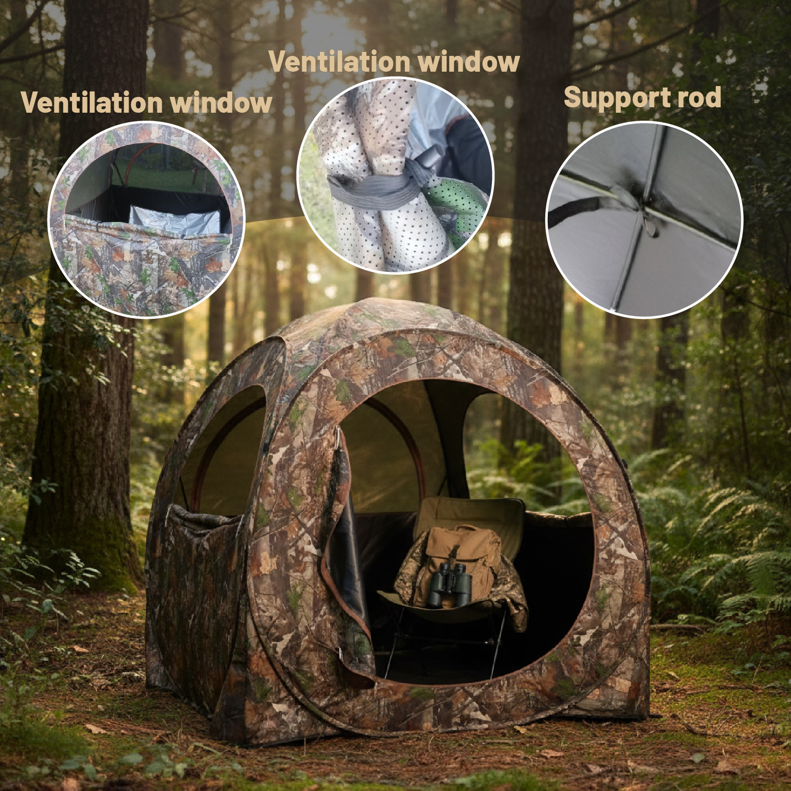 Camouflage Pop-Up Hunting Blin – Hunting & Outdoor As recenzja i cena