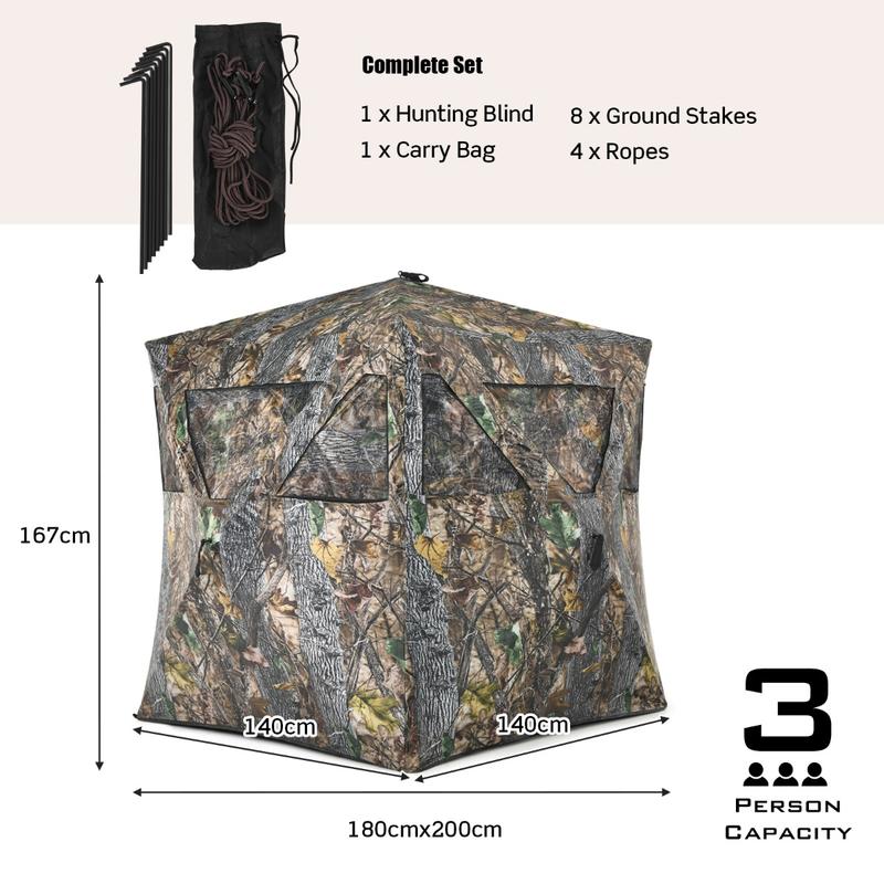 3 Person Portable Pop-Up Groun – Hunting & Outdoor As recenzja i cena