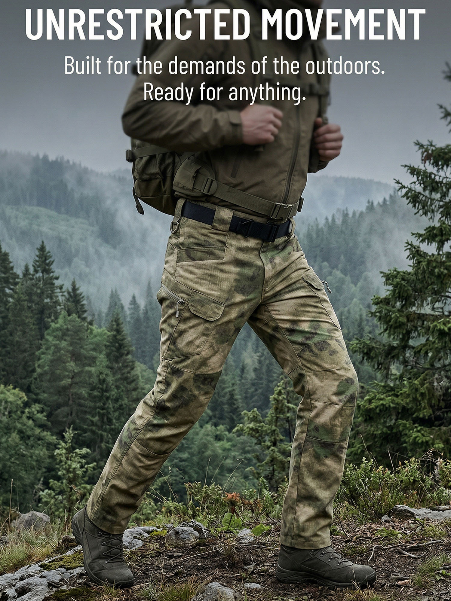 Men's Camouflage Tactical Pant – Hunting Outdoor Pants recenzja i cena