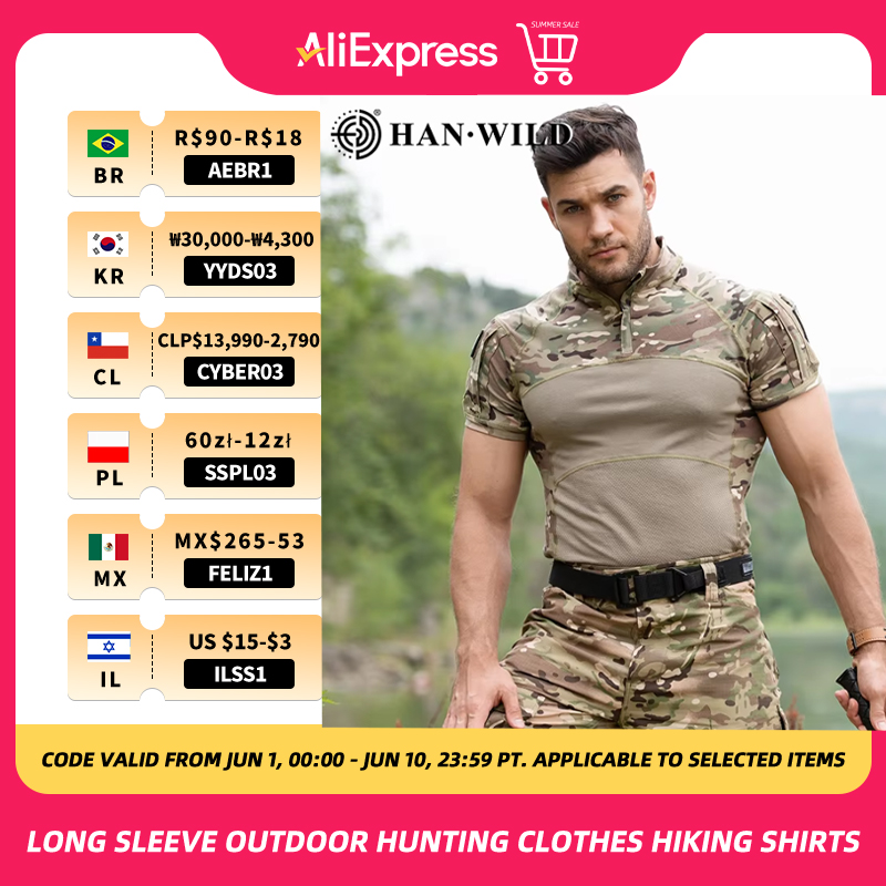 Tactical T Shirt Shirts Men Ai – Wildman Hunting & Outdoor Vanderbijlpark recenzja i cena