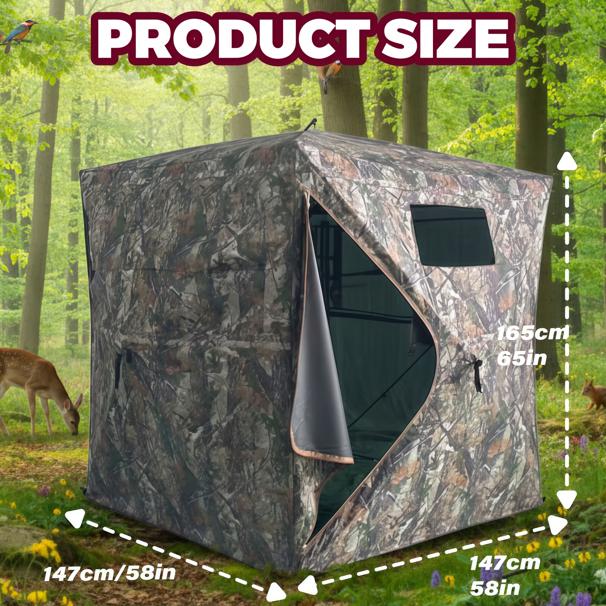 Camouflage Pop-Up Hunting Blin – Hunting & Outdoor As recenzja i cena