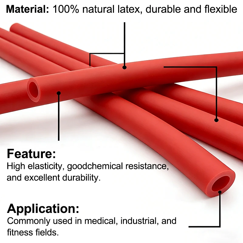 Red Natural Latex Rubber Tube  – Outdoor Hunting Products recenzja i cena
