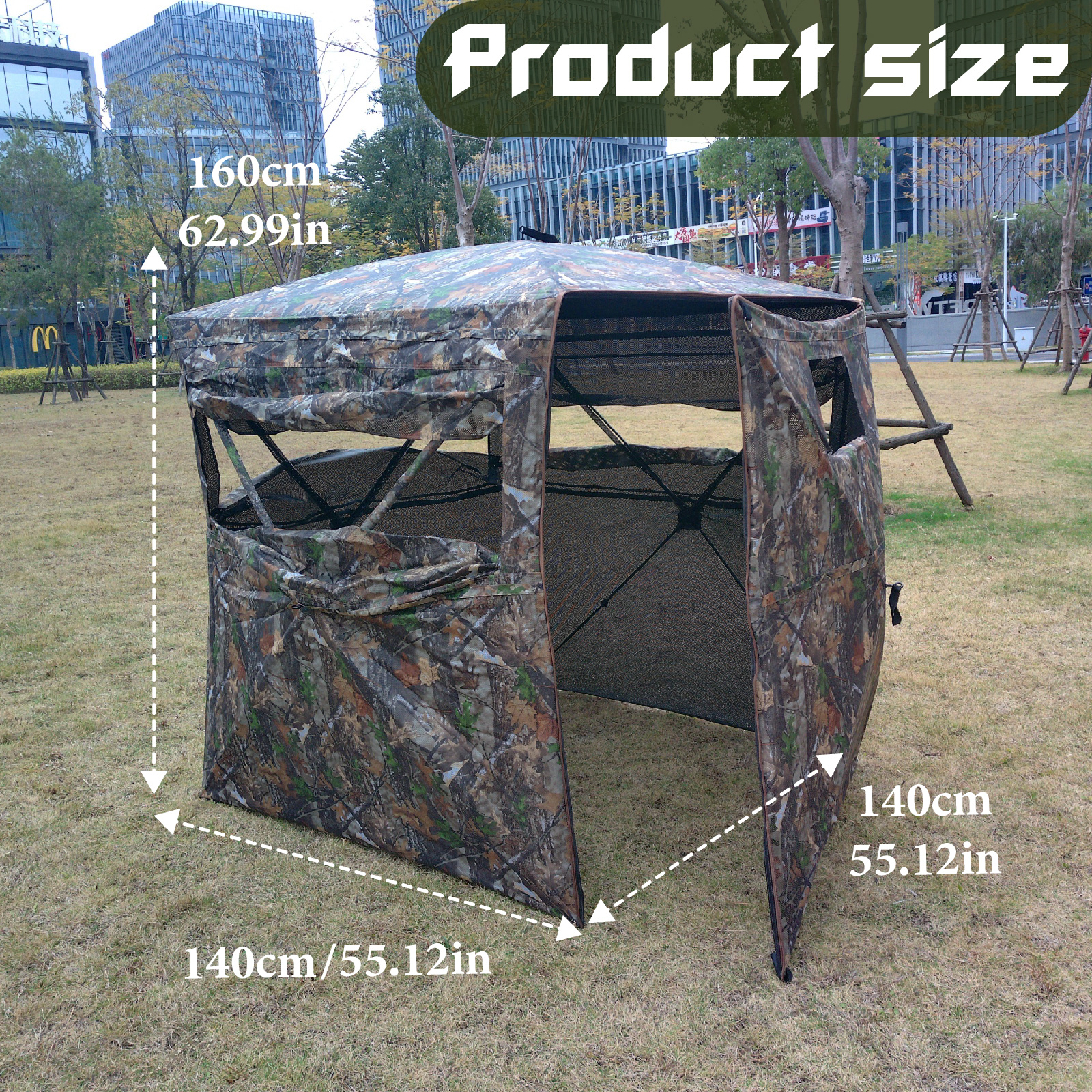 Camouflage Pop-Up Hunting Blin – Hunting & Outdoor As recenzja i cena