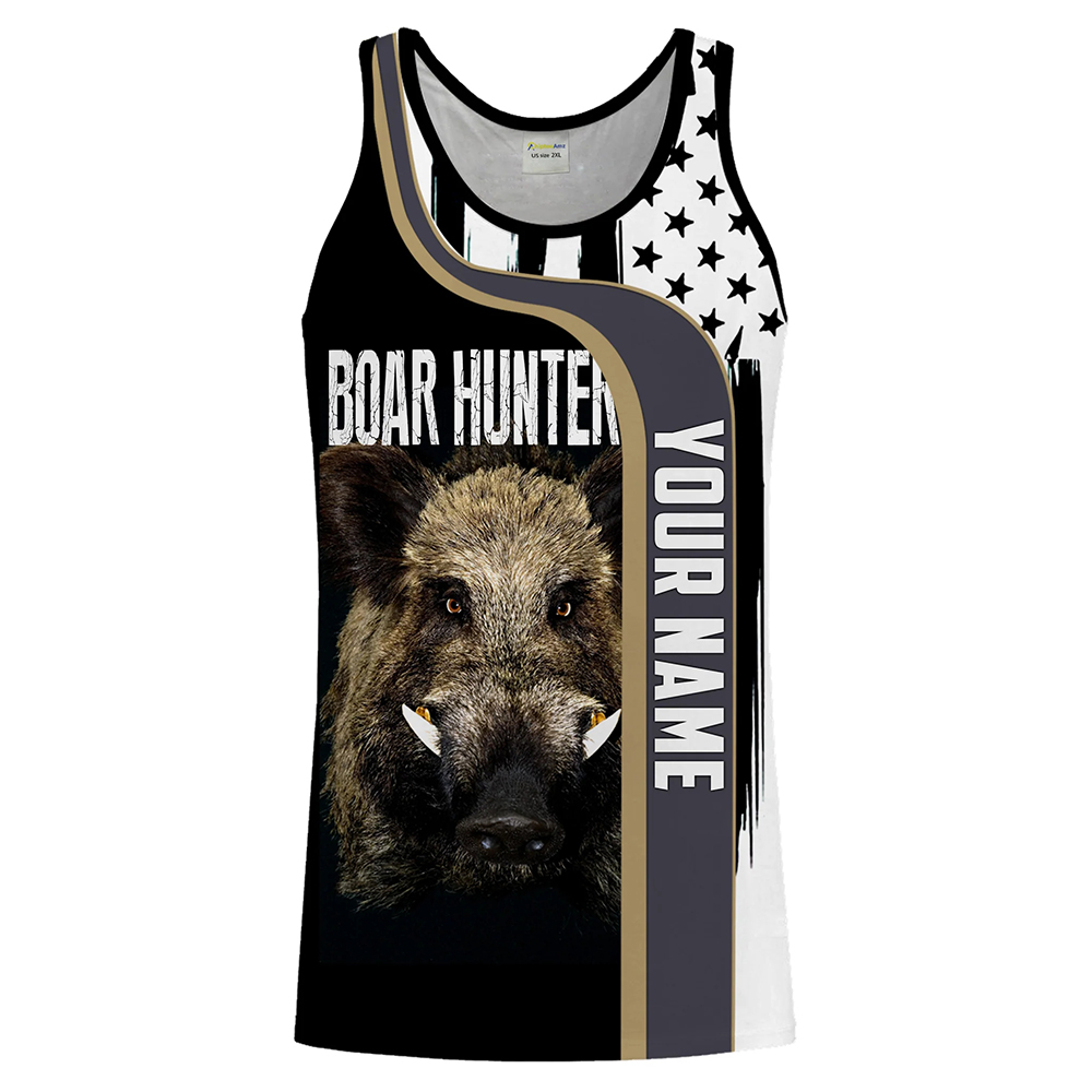 Custom Name Boar Hunter Tank T – Wildman Hunting & Outdoor Vanderbijlpark recenzja i cena