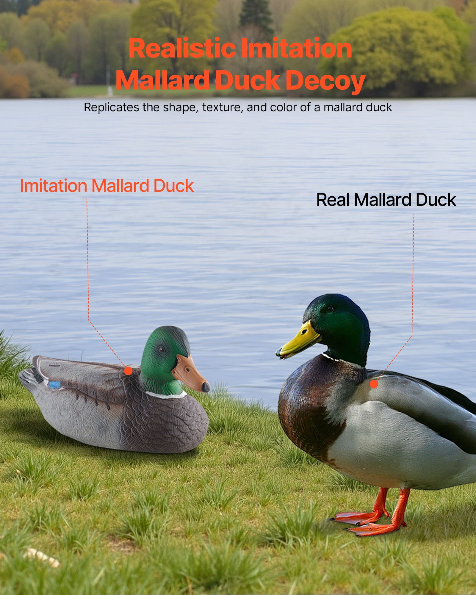 Duck Decoys, Realistic Floatin – Decoy Duck Plastic recenzja i cena