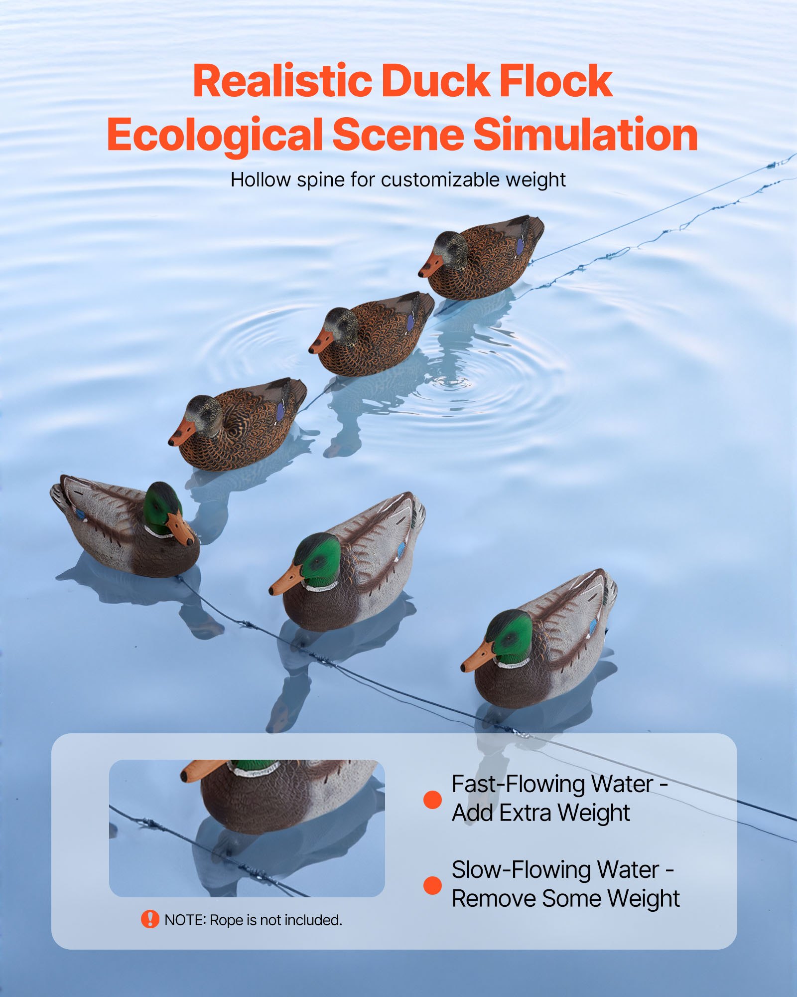 Duck Decoys, Realistic Floatin – Decoy Duck Plastic recenzja i cena