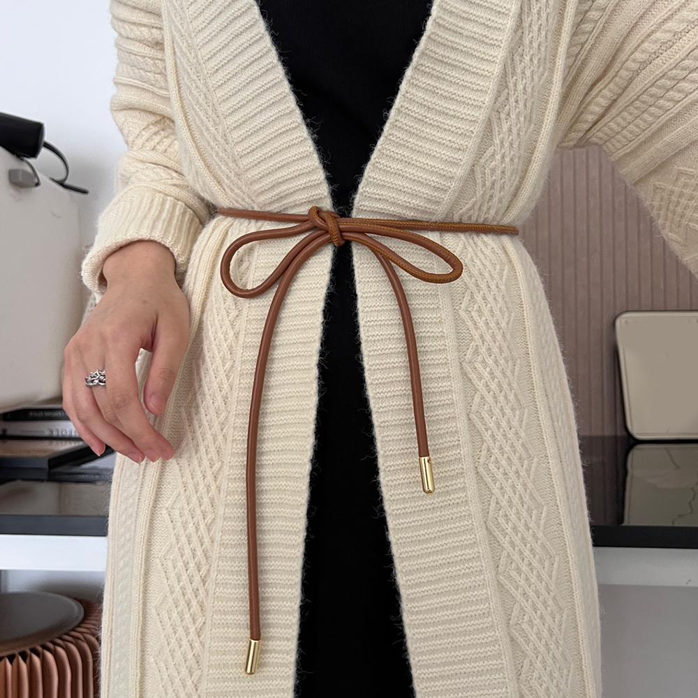 New Round Leather Thin Belt Wo – Bow Stringer Tool recenzja i cena