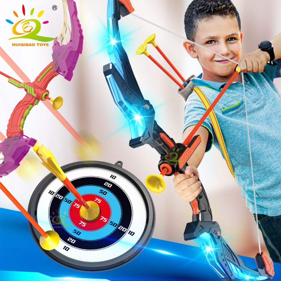 Children Bow and Arrow LED Lig – Hunting Outdoor Boys recenzja i cena