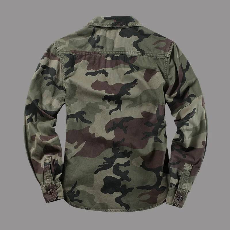 Men Outdoor Camouflage Militar – Hunting Outdoor Shirts recenzja i cena