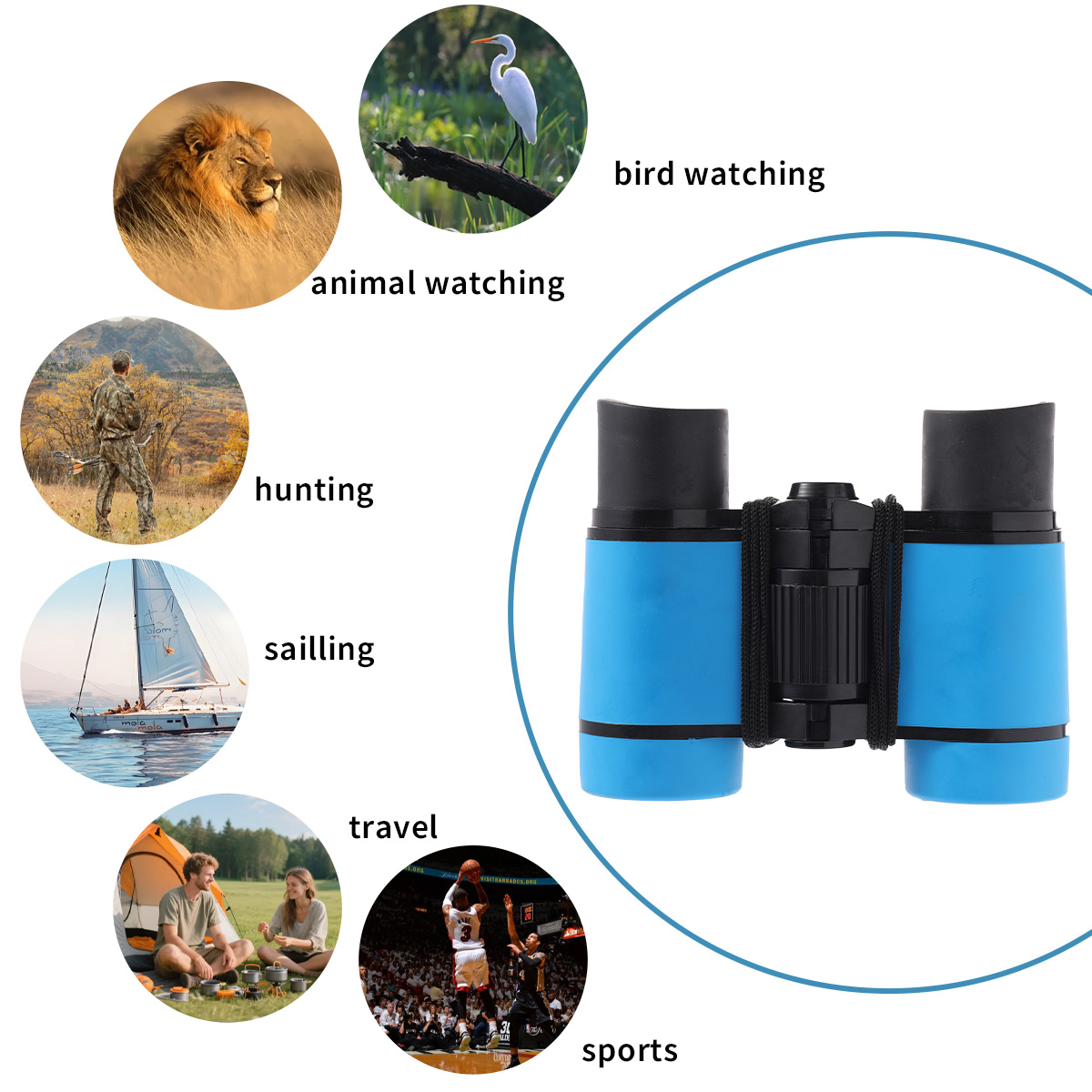 Kids Binoculars Set for Age 6- – Hunting Outdoor Boys recenzja i cena