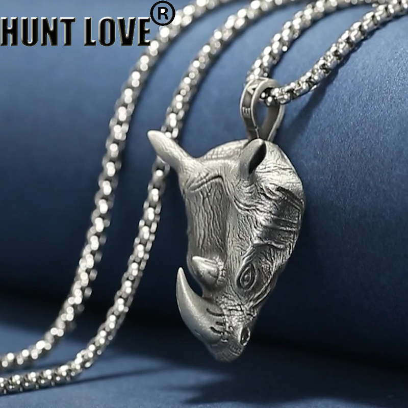 1Pcs Pure Tin Rhino Head Penda – Wildman Hunting & Outdoor Vanderbijlpark recenzja i cena