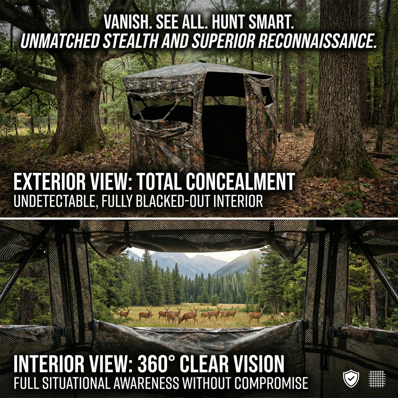 Camouflage Pop-Up Hunting Blin – Hunting & Outdoor As recenzja i cena