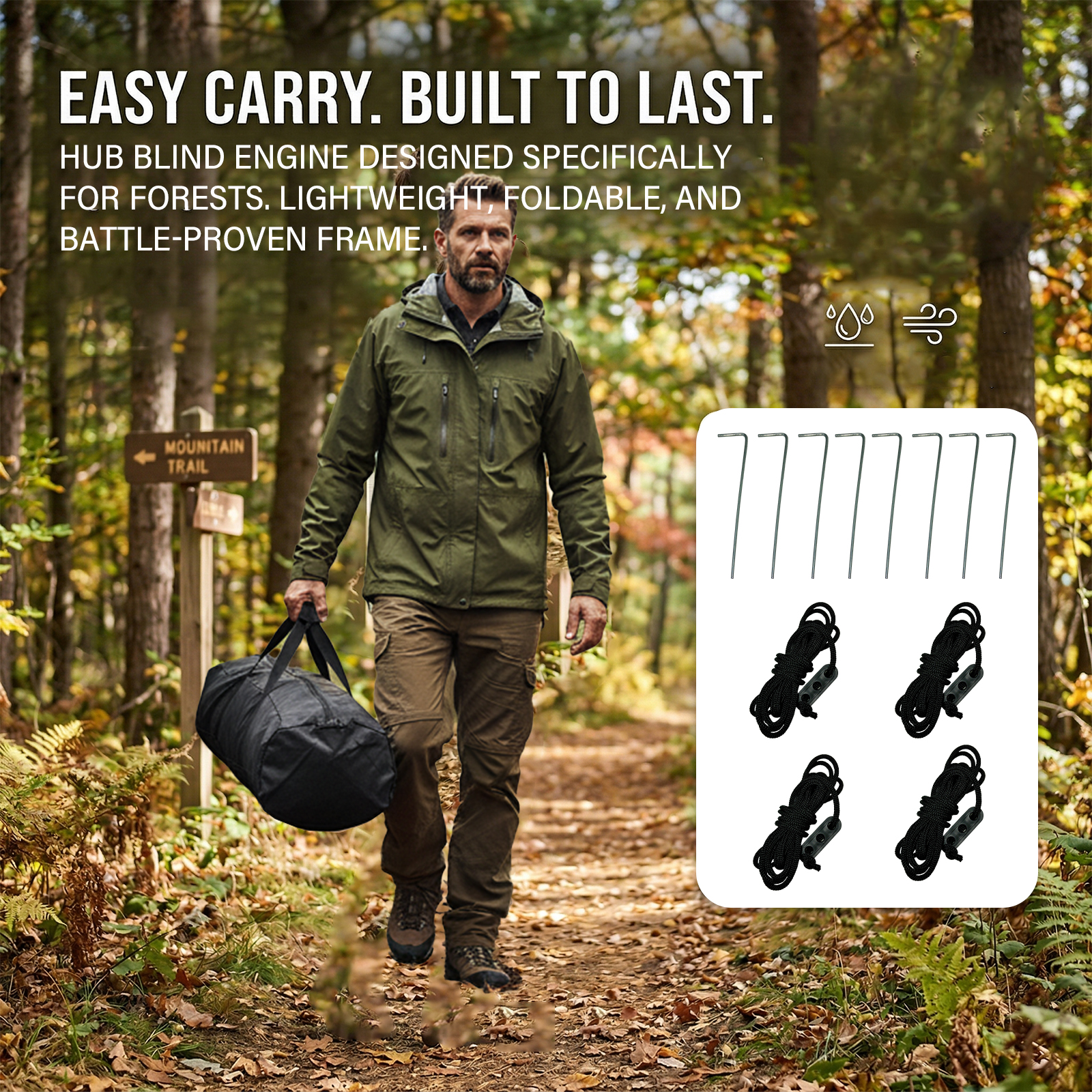 Camouflage Pop-Up Hunting Blin – Hunting & Outdoor As recenzja i cena